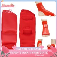 Zerodis Taekwondo Foot Gear Lớp lót xốp đàn hồi cao Tấm bảo vệ đấm bốc chống va đập Không trơn trượt cho người lớn mắt cá chân an toàn (S)