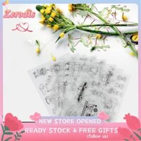 Zerodis Tấm Co Nhiệt Nhựa Co Giấy DIY Handmade Kẹp Tóc Hoa Treo Thủ Công Dụng Cụ