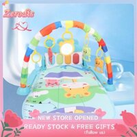 Zerodis Thảm Chơi Cho Bé Đá Chơi Piano Tập Gym Thảm Chơi Cho Trẻ Sơ Sinh Thảm Hoạt Động Có Âm Thanh Ánh Sáng Và 5 Đồ Chơi Có Thể Liên Kết Thảm Chơi