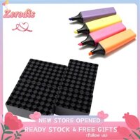Zerodis Túi đựng bút đánh dấu 168 khe cắm Hộp đựng bút có khóa kéo di động Phụ kiện