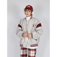 Zerotogue Modern Sporty Look Cherry Thorn Áo khoác nam Varsity M-3XL