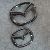 Zerui Mazda CX-5 Bóng Đen Biểu Tượng Phong Cách Boot Bonnet Phía Trước Phía Sau Logo Bao Viền