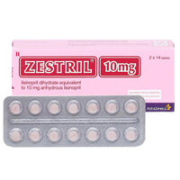 Zestril Tab 10mg 28’S điều trị suy tim, tăng huyết áp, nhồi máu cơ tim