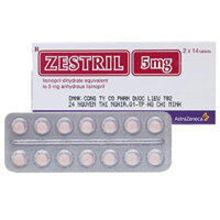 Zestril Tab 5mg 28’S điều trị suy tim, tăng huyết áp, nhồi máu cơ tim