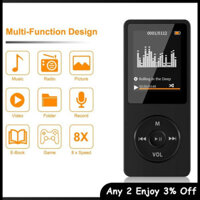 Zevaret Mp3 Player Mp4 Bút ghi âm 1,8 inch Tft Hiển thị đa chức năng Fm Radio Sinh viên E-book Ghi tích hợp