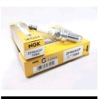 (ZFR6AGP) Bộ 4 cái Bugi NGK ZFR6AGP Platinum bạch kim đầu nhọn dùng cho Cruze, Lacetti CDX, ... sử dụng 80k km...