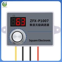 Zfx-p1007 Bộ Điều Chỉnh Tốc Độ Có Thể Điều Chỉnh Quạt 220V Công Tắc Điều Khiển Tốc Độ Điều Hòa Màn Hình Kỹ Thuật Số Giảm Tốc Động Cơ