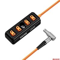 Zgcine LM-P4 Lemo 2 Pin Nam Sang 4 D-tap Port Splitter Adapter Thay Thế Cho Chọn RED ARRI Camera