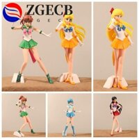 Zgecb 22CM Thủy Thủ Mặt Trăng Hình, Mako Kino Thủy Thủ Mặt Trăng Thủy Thủ Mặt Trăng PVC Nhân Vật Hành Động, 22CM Đồ Chơi Mô Hình Sao Hỏa Thủy Thủ Thủy Thủ Mặt Trăng Tay Mô Hình Đồ Chơi Trang Trí Quà Tặng