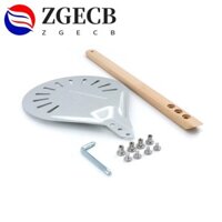 Zgecb vỏ bánh pizza đục lỗ chống trượt phụ kiện lò nướng bánh pizza pastray biến vỏ xẻng thìa tiện ích nhà bếp