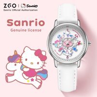 ZGO x Sanrio Hello Kitty Đồng Hồ Sinh Viên Nữ Dạ Quang Chống Nước Sáng Tạo Quà Tặng Sinh Nhật 2121