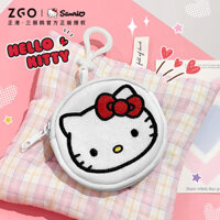 Zgo x Sanrio HelloKitty Bé Gái Mini Túi Đựng Tiền Xu Schoolbag Trang Trí Quà Tặng Ý Tưởng Cho Trẻ Em Bé Gái 32010