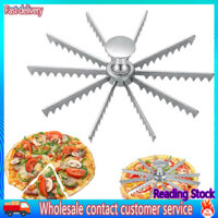 Zh _ Bộ cắt bánh có thể điều chỉnh Bộ chia bánh Pizza bằng nhôm cao cấp cho các phần hoàn hảo Lý tưởng cho bánh phô mai Pizza và nhiều công cụ làm bánh khác với 5 / 6 / 7 / 8 / 10 / 12 lát