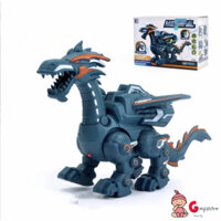 ZHAN QI TOYS Khủng Long Robot Phun Khói - Lửa Điện Sử Dụng Pin Đồ Chơi Khủng Long Phun Nước Kèm Đèn LED Đa Năng Cho Trẻ