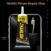 Zhanlida T Keo Đen Dính Kim Applicator Sửa Chữa Điện Thoại Màn Hình LCD Làm Nóng Linh Kiện Điện Tử 15 / 50 / 80ML Siêu Keo