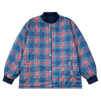 Zhanma Laoqian Phong Cách Ấm Áp Nhãn Đỏ Hai Mặt Mặc Áo Khoác Đệm Kim Cương Chống Lạnh