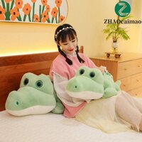 Zhaocaimao Búp bê cá sấu nhồi bông Trang trí phòng hoạt hình Đồ chơi trẻ em