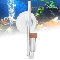 Zhaocaimao CO2 Khuếch Tán Hút Mini Atomizer Nước Cỏ Điều Chỉnh Bể Cá Hình Chữ U Bong Bóng Counter