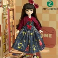 Zhaocaimao Công Chúa Trang Điểm Bóng Khớp Búp Bê Có Tóc Giả Trang Điểm Nhà Chơi Đồ Chơi Quà Tặng Sinh Nhật