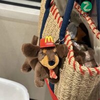 Zhaocaimao Dachshund Chó Móc Khóa Sang Trọng Chìa Khóa Xe Phụ Kiện Nữ