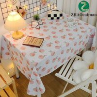 Zhaocaimao Ins PVC Khăn Trải Bàn Sinh Viên Có Thể Giặt Món Tráng Miệng Bàn Phòng Khách