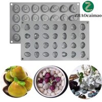 Zhaocaimao Khuôn Socola Silicon Nhỏ Cobblestone Thiết Kế Trang Trí Bánh Phụ Kiện Kẹo
