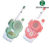 Zhaocaimao Kids Walkie Talkie Đồ chơi thu phát Quà tặng bé trai sáng tạo