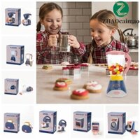 Zhaocaimao Lò Vi Sóng Nồi Đồ Chơi Máy Bánh Mì Mini Máy Đựng Nước Quà Tặng Trẻ Em