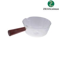 Zhaocaimao Nồi Canh Trong Suốt Cho Bếp Gas Gia Đình Phụ Kiện Nhà Bếp Sữa Thủy Tinh Nồi