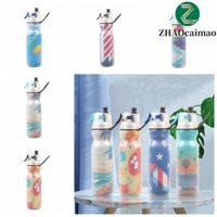 ZHAOcaimao Nước Xịt Thể Thao, Xịt Sương Mù 590ML Cốc Nước Xịt Mùa Hè, Bình Nước Chống Rơi Cách Nhiệt Lạnh Làm Mát Xịt Ấm Siêu Tốc Thể Thao Thể Dục