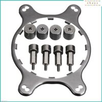 Zhaya CPU Gắn Chân Đế Bộ Tản Nhiệt Gắn Chân Đế Tấm Sau Phù Hợp Với AM4 Quạt Máy Tính Làm Mát Tản Nhiệt Mặt Sau Bac