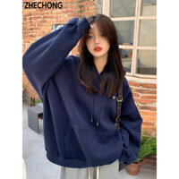 ZHECHONG Áo Khoác hoodie áo khoác nữ zip hoodie casual chic trendy Thanh lịch WWY2480PK7 36Z240903