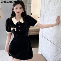 ZHECHONG váy Đầm váy nữ body đầm Xu hướng Vintage Cute Cổ điển WLQ2530044 13Z250328
