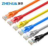 Zhehua sáu loại đồng không chứa oxy 0.3/0.5/1/1.5/2/3/5/10 mét cơ chế cáp mạng thành phẩm Jumper mạng