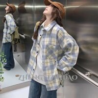 Zhengyizhidao Áo Sơ Mi Tay Dài Nhật Bản Phong Cách Hồng Kông Ins Rời Mùa Hè Hợp Thời Trang Đa Năng Áo Khoác Thường Ngày