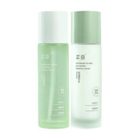 Zhidou Toner Milk Set 100G Tea Tree Oil Control Acne Relief Skin Soothing Hydrating Dưỡng ẩm Bộ chăm sóc da dành cho học sinh nam và nữ
