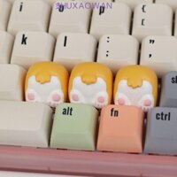 Zhixaowan Phim hoạt hình Corgi Keycaps, Động vật Little Key Crogi Mông Mũ bàn phím, Sửa đổi bàn phím Bàn phím cơ thủ công 3D đa năng Keycap Trục chéo