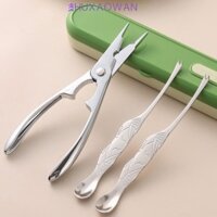 Zhuxaowan 3 Cái / bộ Dụng Cụ Ăn Cua, Dĩa Cua Inox Đa Năng, Làm Dày Sáng Tạo Di Động Bền Cua Tong Nhà Bếp