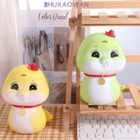 Zhuxaowan Cung Hoàng Đạo Rắn Heo Đất, Dung Tích Lớn Tiết Kiệm Tiền Cung Hoàng Đạo Lọ Tiền Rắn, Quà Tặng Sinh Nhật Tiết Kiệm Tiền Hoạt Hình Di Động Rắn Đồng Xu Hộp Bảo Quản Trang Trí Nhà Cửa