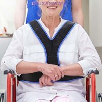 Zhuxaowan Dây đeo thắt lưng xe lăn, Dây đai hạn chế Hỗ trợ phụ kiện xe lăn Dây đai ghế ngồi xe lăn, Dây đeo cố định vai Người cao tuổi Dây nịt an toàn cố định có thể điều chỉnh