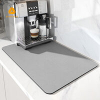 Zidaowe Cà Phê Splash Catcher Thảm Máy Cà Phê Thoát Nước Thảm Cà Phê Nhanh Khô Bát Thảm Cho Nhà Bếp Chống Thấm Hút Nước Chống Rò Rỉ Chịu Nhiệt Đĩa Sấy Thảm Cao Su