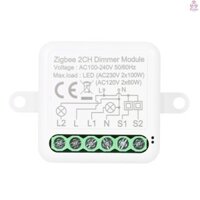 Zigbee Dimmer Switch Module Ứng dụng Công tắc rèm điều khiển từ xa Hoạt động với Alexa Google Home 1 Gang Switch