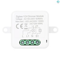 Zigbee Dimmer Switch Module Ứng dụng Công tắc rèm điều khiển từ xa Hoạt động với Alexa Home 1 Gang SwitchSmart Switch kipo2.28