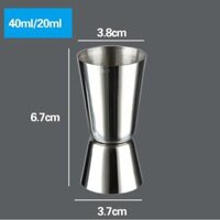 Zigger 2 đầu inox, Ly đong 2 đầu inox 2040ml - 20-40cc