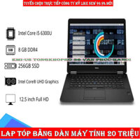 [zin MỸ] 2 Laptop MẠNH VĂN PHÒNG Dell E7270 i5 6300U Ram 8GB SSD 256GB + MÁY IN CANON LBP 2900+ Cảm Ứng Siêu Bền Mỏng Đẹ