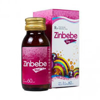 ZINBEBE_”Kẻm gluconat 70mg zinc gluconate 70mg”_chai 60ml_HATAPHAR_Dùng phòng ngừa và điều trị thiếu kẽm, kém hấp thu