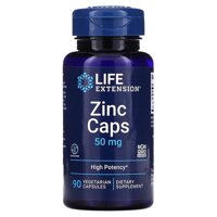 Zinc Caps hiệu lực cao High Potency, 50 mg hộp 90 viên của Life Extension