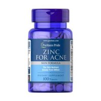 Zinc For Acne Puritan’s Pride 100 viên – Viên uống trị mụn
