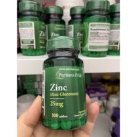 Zinc kẽm 25 mg 100 viên