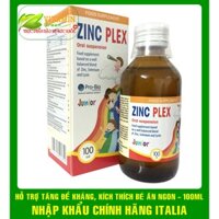 ZINC PLEX BỔ SUNG KẼM, LYSIN, SELEN GIÚP BÉ TĂNG ĐỀ KHÁNG, KÍCH THÍCH ĂN NGON 100ML | NHẬP KHẨU CHÍNH HÃNG ITALIA